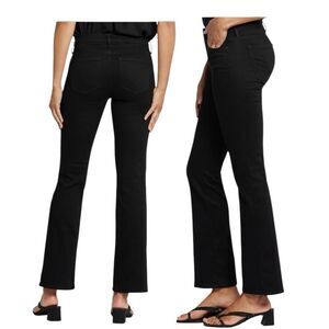 NYDJ Women’s Barbara Bootcut Fit Black Denim Jeans size 10